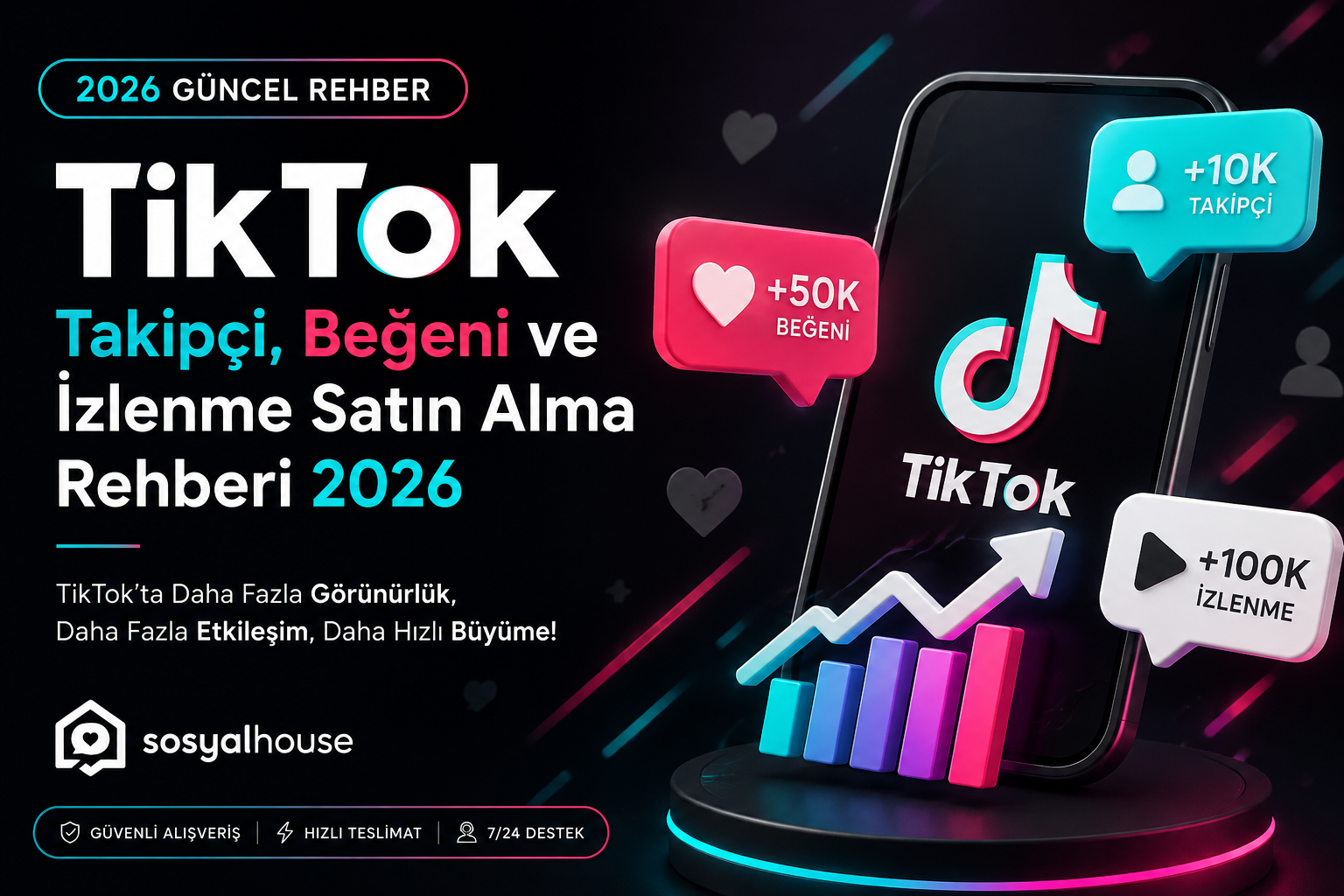 TikTok Takipçi, Beğeni ve İzlenme Satın Alma Rehberi 2026